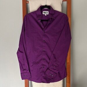 Express Men's Rich Purple Dress Shirt